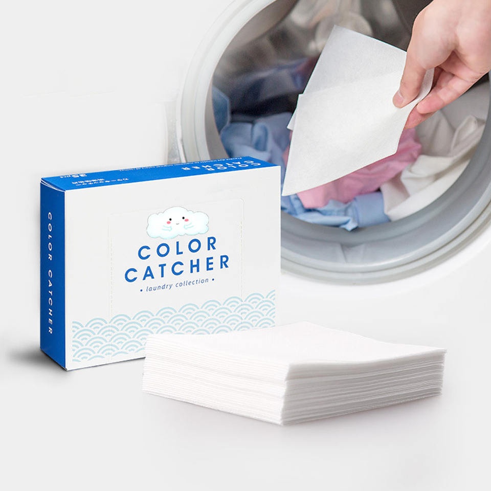 laundry color Trapping catcher sheets