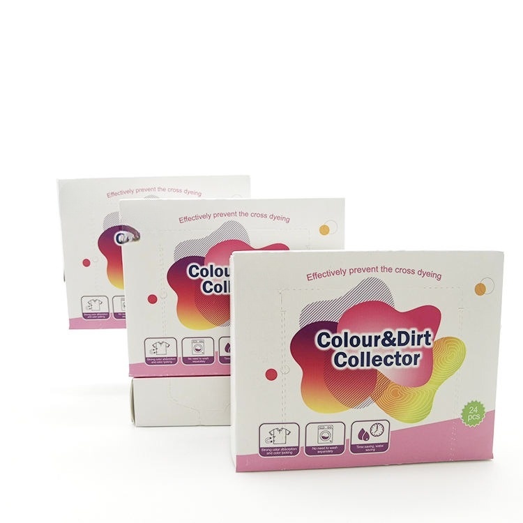 laundry color Trapping papery sheets