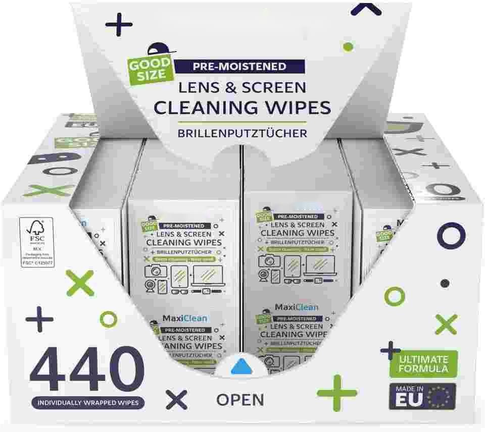 lens cleaning wet wipes