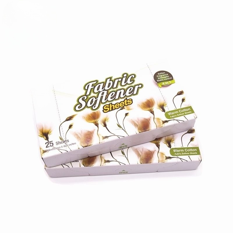 Fragrant Fabric Softener Dryer Sheets