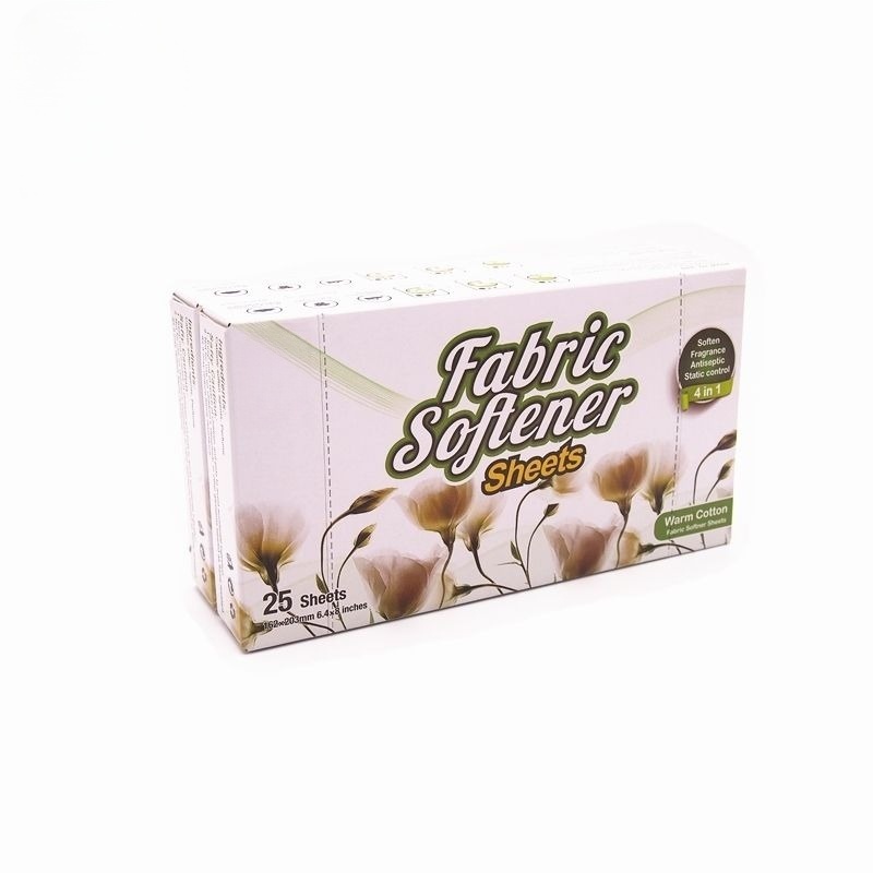 Fragrant Fabric Softener Dryer Sheets